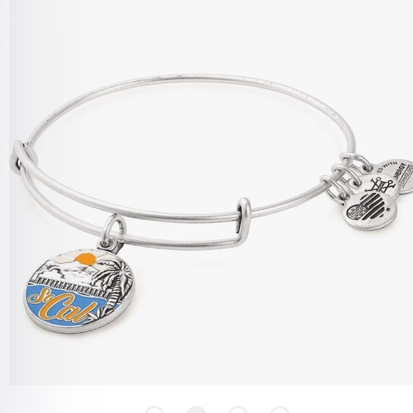 Alex and Ani Jewelry - 💫Alex and Ani “SOCAL” Charm Bangle - New💫